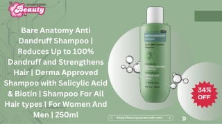 Bare Anatomy Anti Dandruff Shampoo