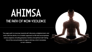 Ahimsa-The Path of Non-Violence