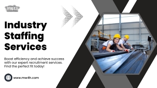 Explore the Best and Reliable Industry Staffing Services