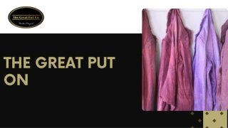 THE GREAT PUT ON PPT
