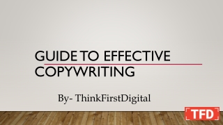 Guide to Effective Copywriting