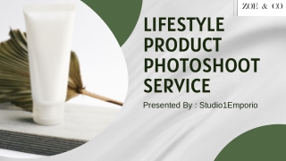 Lifestyle Product Photography Service