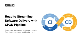 Road to Streamline Software Delivery with  CI/CD Pipeline