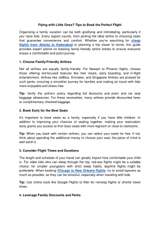 Flying with Little Ones - Google Docs