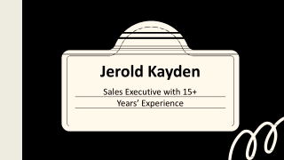 Jerold Kayden - An Adaptable Specialist - Boston, MA