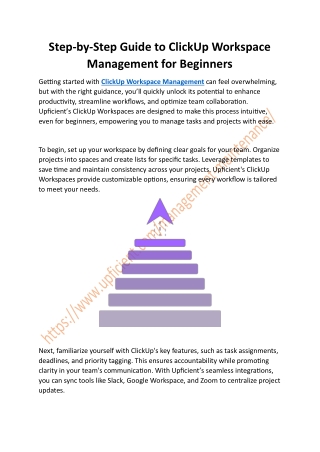 Step-by-Step Guide to ClickUp Workspace Management for Beginners