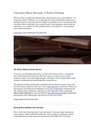 Chocolate boost bars