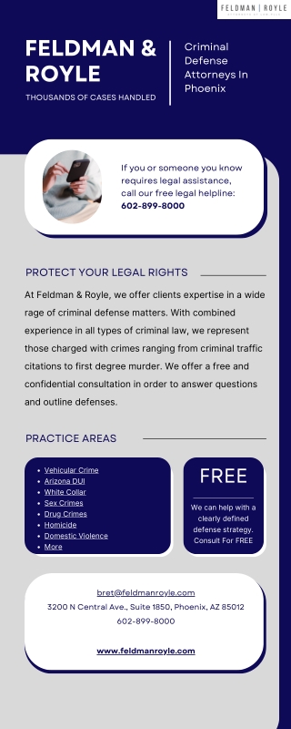 FELDMAN & ROYLE - Defending Your Future Starts Here