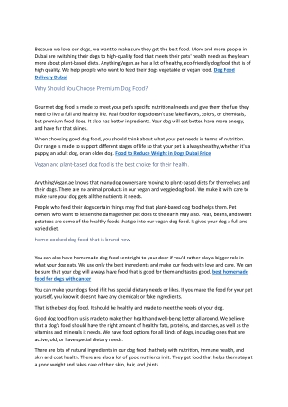 Food to Reduce Weight in Dogs Dubai Price