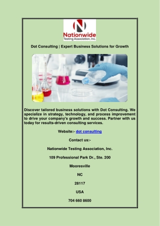 Dot Consulting | Expert Business Solutions for Growth