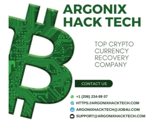 ARGONIX HACK TECH -CRYPTOCURRENCY ASSETS RECOVERY EXPERTS