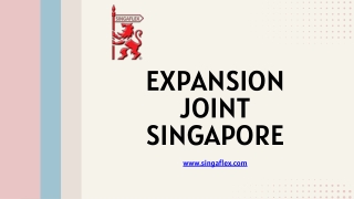 Expansion Joint Singapore - www.singaflex.com