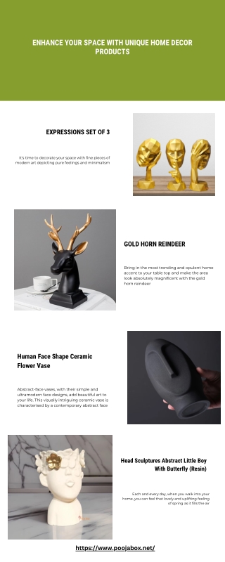 Enhance Your Space with Unique Home Decor Products