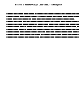 Benefits_Uses_Weight_Loss_Capsule_Malayalam