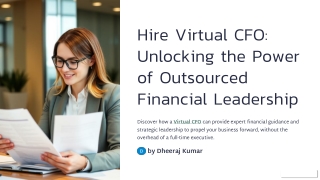 Hire Virtual CFO Unlocking the Potential of Outsourced Financial Leadership