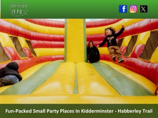 Fun-Packed Small Party Places In Kidderminster - Habberley Trail