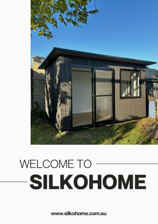 Backyard office pods