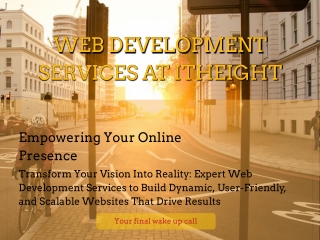 Web development services