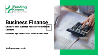 Empower Your Business with Tailored Financial Solutions