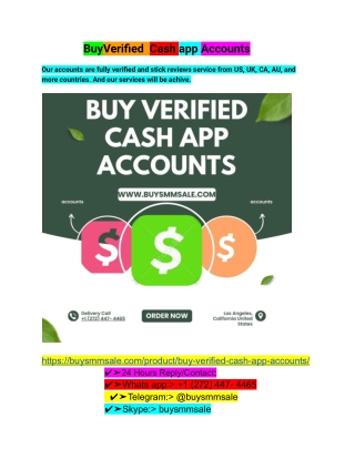 Trusted 8 Sites to Buy Verified Cash App Accounts