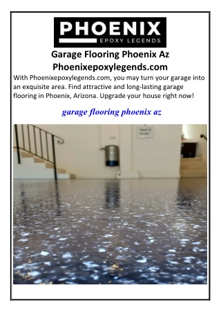 Garage Flooring Phoenix Az  Phoenixepoxylegends.com