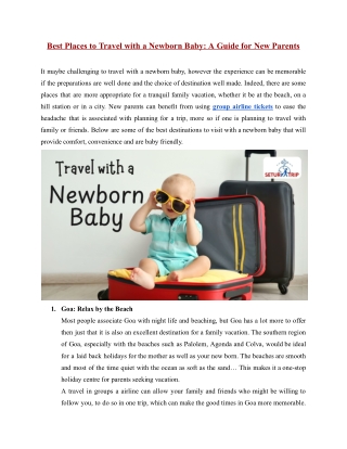 Best Places to Travel with a Newborn Baby.docx