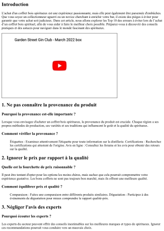 Top 10 des erreurs à éviter lors de l’achat d’un coffret bois spirituel