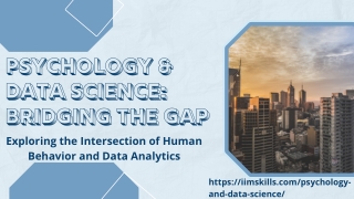 Psychology and Data Science Guide