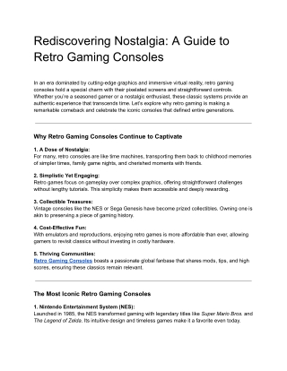 Rediscovering Nostalgia_ A Guide to Retro Gaming Consoles (1)