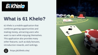 61 Khelo Game - Download 61 Khelo App & Start Earning Today