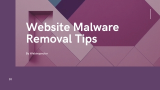 Top 5 Website Malware Removal Tips