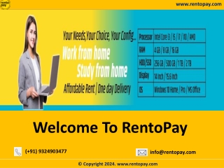 Laptop on Rent in Nagpur