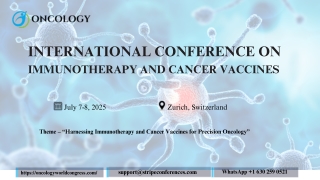 International conference on Immunotherapy and cancer Vaccines