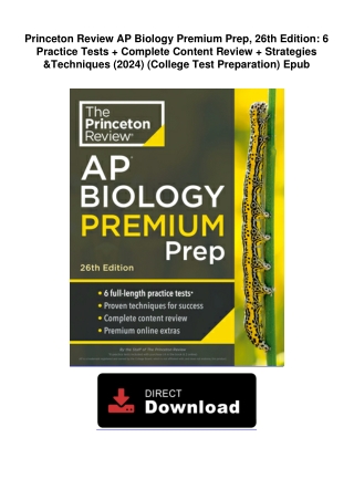 Princeton-Review-AP-Biology-Premium-Prep-26th-Edition-6-Practice-Tests--Complete-Content-Review--Strategies--Techniques-