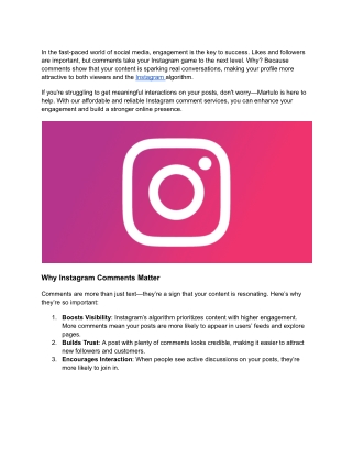 Boost Your Instagram Engagement with Real Comments