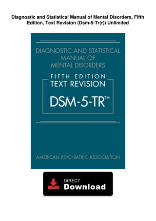 Diagnostic-and-Statistical-Manual-of-Mental-Disorders-Fifth-Edition-Text-Revision-Dsm5Trr