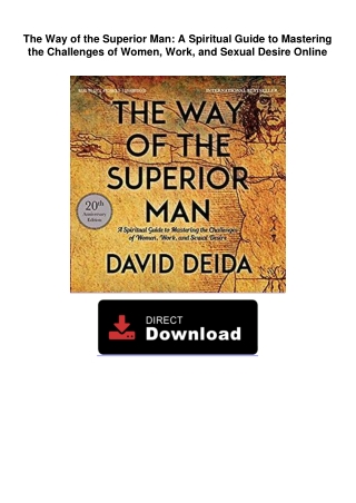 The-Way-of-the-Superior-Man-A-Spiritual-Guide-to-Mastering-the-Challenges-of-Women-Work-and-Sexual-Desire
