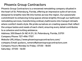 Phoenix Group Contractors