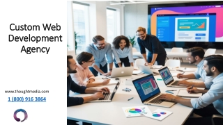 Custom Web Development Agency - www.thoughtmedia.com
