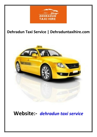 Dehradun Taxi Service  Dehraduntaxihire.com