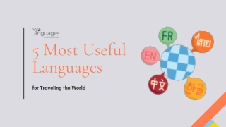 5 Most Useful Languages for Traveling the World