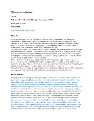 AZ Construction Lending Expert