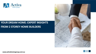 2 Storey Home Builders Perth--Activa Homes Group