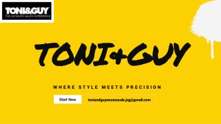 Experience the Best Male Haircut Near Jangareddygudem at TONI&GUY