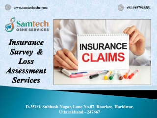 Insurance Survey & Loss Assessment Services