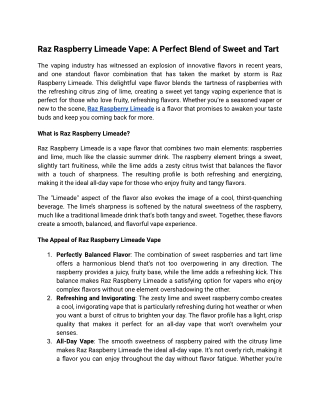 raz raspberry limeade