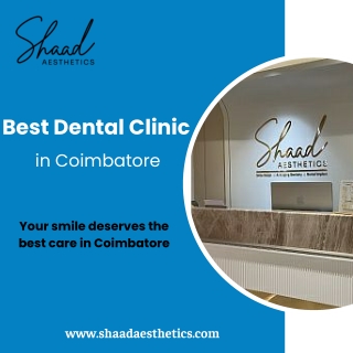 Best Dental Clinic in Coimbatore