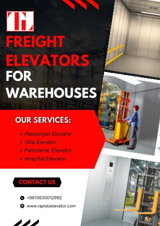Freight Elevators for Warehouses: Optimizing Material Handling and Storage