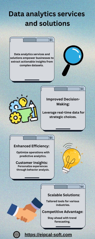 Data analytics services and solutions