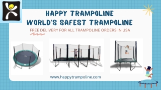 Premium Trampolines with Free Delivery & Lifetime Warranty — Happy Trampoline